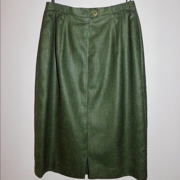 Green Basler Straight Skirt -xs - Picture 2 of 6
